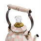 Rosy Check 1 Quart MINI Tea Kettle by MacKenzie-Childs
