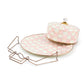 Rosy Check Cake Carrier MacKenzie-Childs