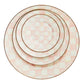 Rosy Check Charger/Plate - |VESIMI Design| Luxury Bathrooms and Home Decor