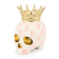 Rosy Check Crowned Skull by MacKenzie-Childs