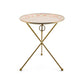Emaille bijzettafel Rosy Check Tilt