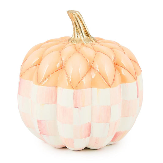 Rosy Check Fairytale Quilted Pumpkin