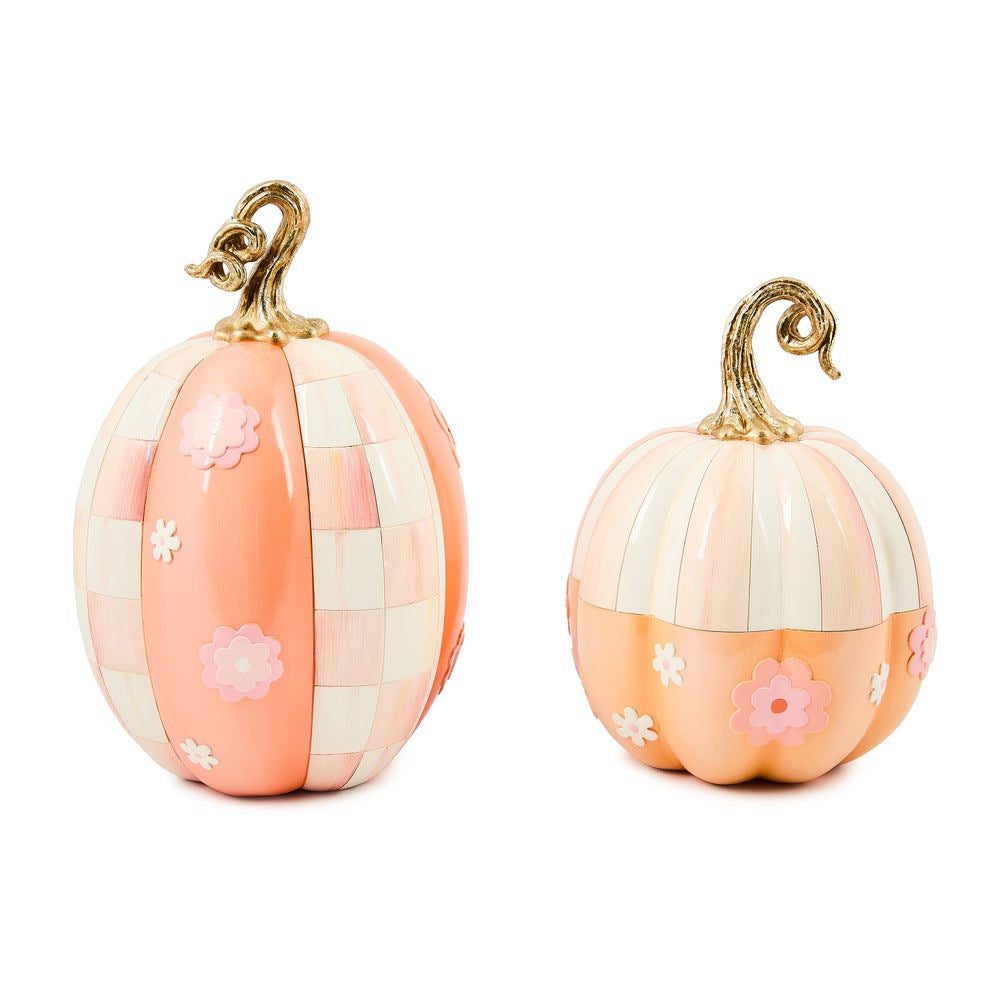 Rosy Check Flower Power Pumpkin