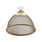 Rosy Check Small Mesh Dome by MacKenzie-Childs