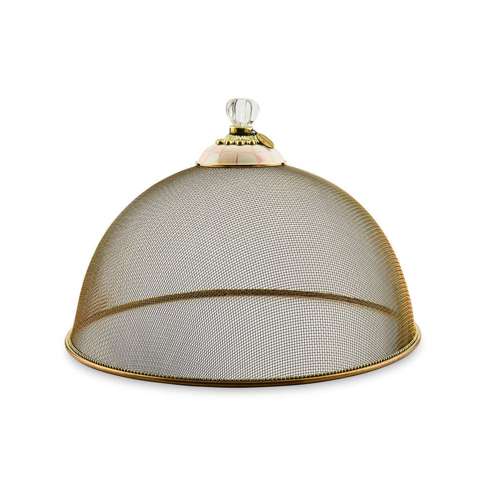 Rosy Check Large Mesh Dome by MacKenzie-Childs