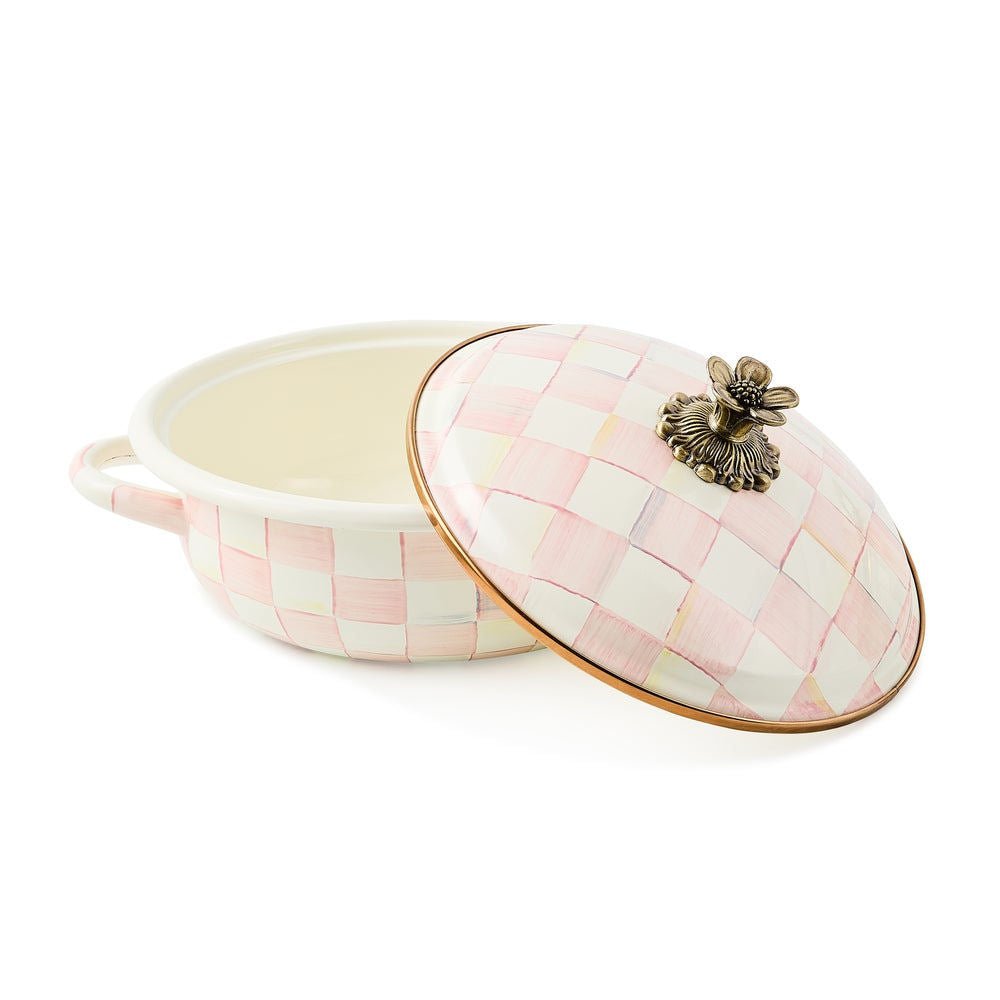 Rosy Check Medium Casserbole by MacKenzie - Childs - |VESIMI Design|