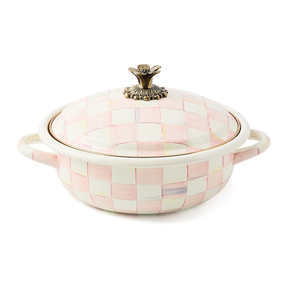 Rosy Check Medium Casserbole by MacKenzie - Childs - |VESIMI Design|