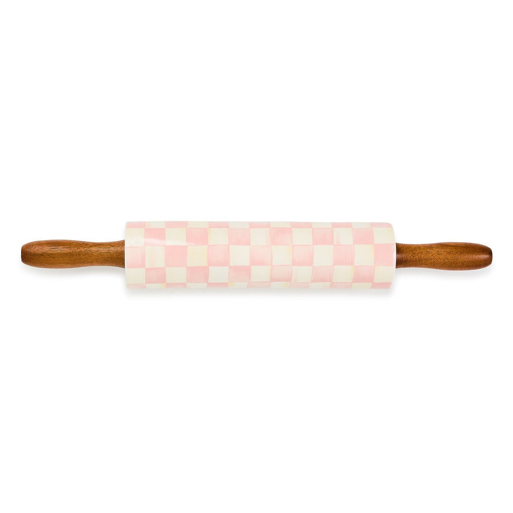 Rosy Check Rolling Pin by MacKenzie-Childs