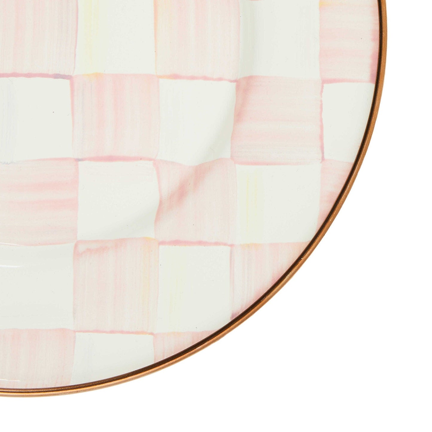 Rosy Check Salad/Dessert Plate - |VESIMI Design| Luxury Bathrooms and Home Decor