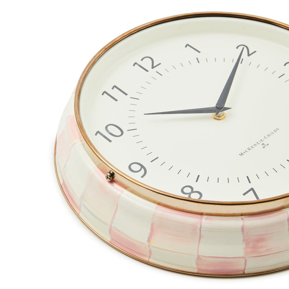 Rosy Check School Wall Clock MacKenzie-Childs