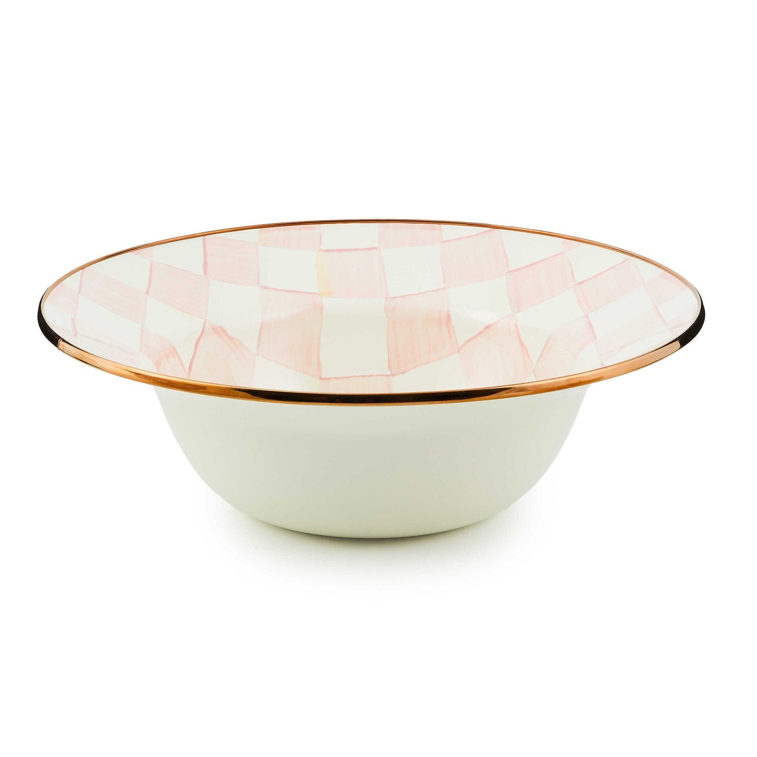 Rosy Check Serving Bowl - |VESIMI Design| Luxury Bathrooms and Home Decor
