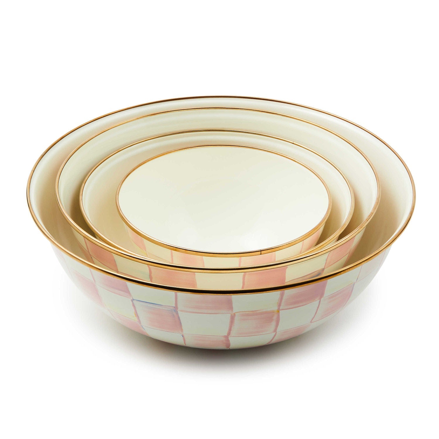 Rosy Check Small Everyday Bowl - |VESIMI Design| Luxury Bathrooms and Home Decor