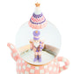 Rosy Check Teapot Snow Globe MacKenzie-Childs