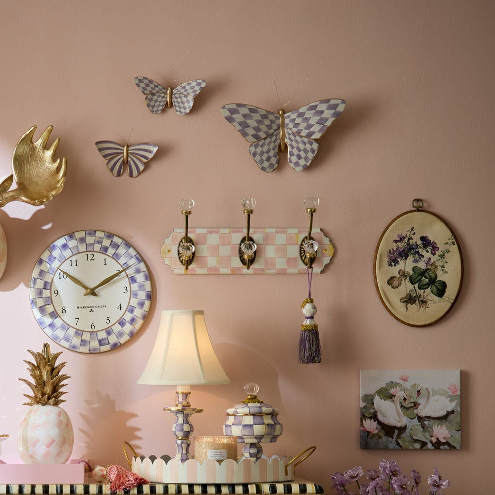 Rosy Check Triple Wall Hook by MacKenzie-Childs