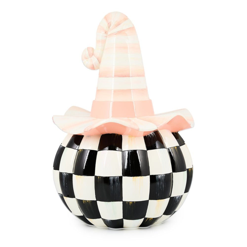 Rosy Happy Jack Illuminated Pumpkin by MacKenzie - Childs - 45cm tall - |VESIMI Design|