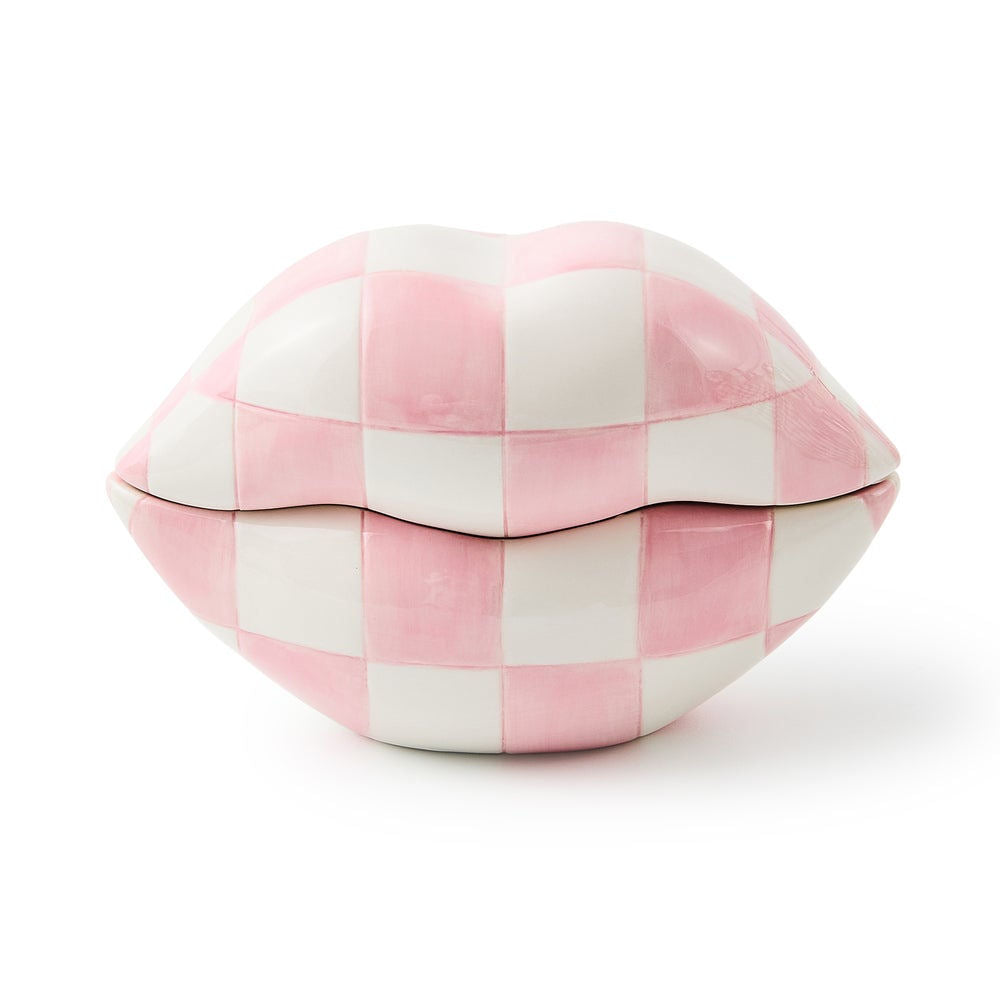 Rosy Lips Kiss Me Box by MacKenzie-Childs