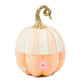 Rosy Stripe Flower Power Pumpkin