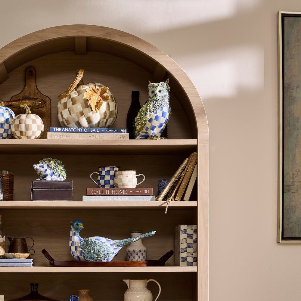 Royal Autumn Owl Figurine by MacKenzie - Childs - |VESIMI Design|