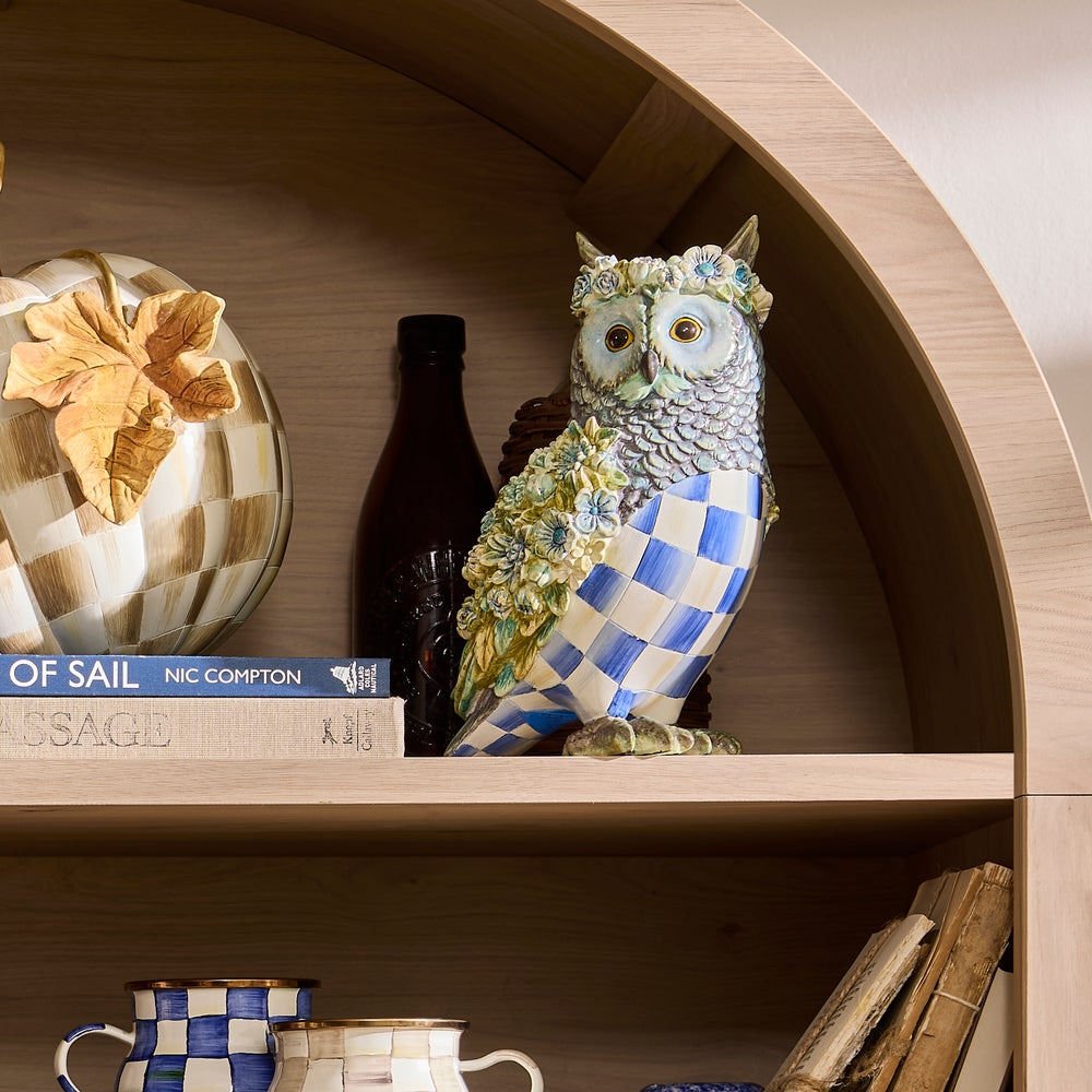 Royal Autumn Owl Figurine by MacKenzie - Childs - |VESIMI Design|