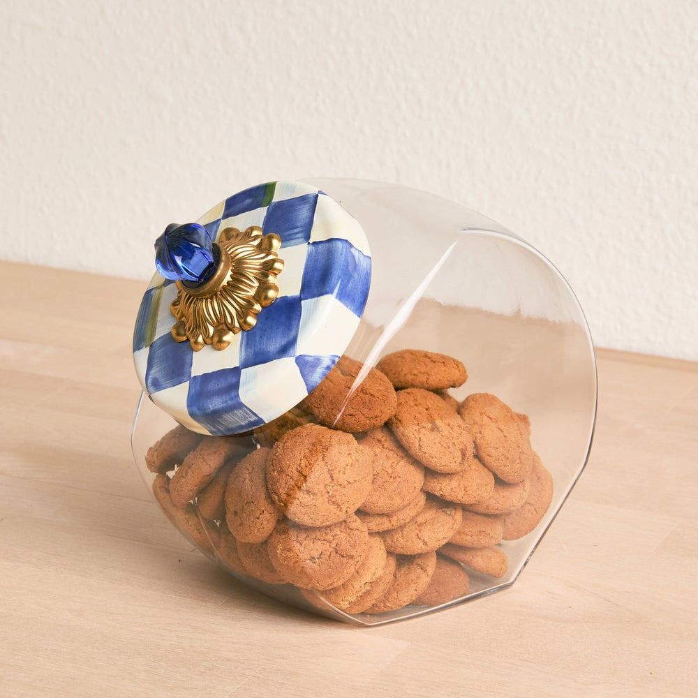 Sweets Jar with Royal Check Lid MacKenzie-Childs