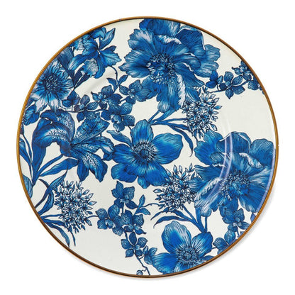 Royal English Garden Enamel Salad/Dessert Plate - |VESIMI Design| Luxury Bathrooms and Home Decor