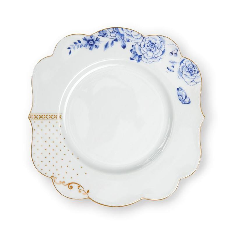Royal White Breakfast Plate Golden Dots 23,5 cm | Pip Studio