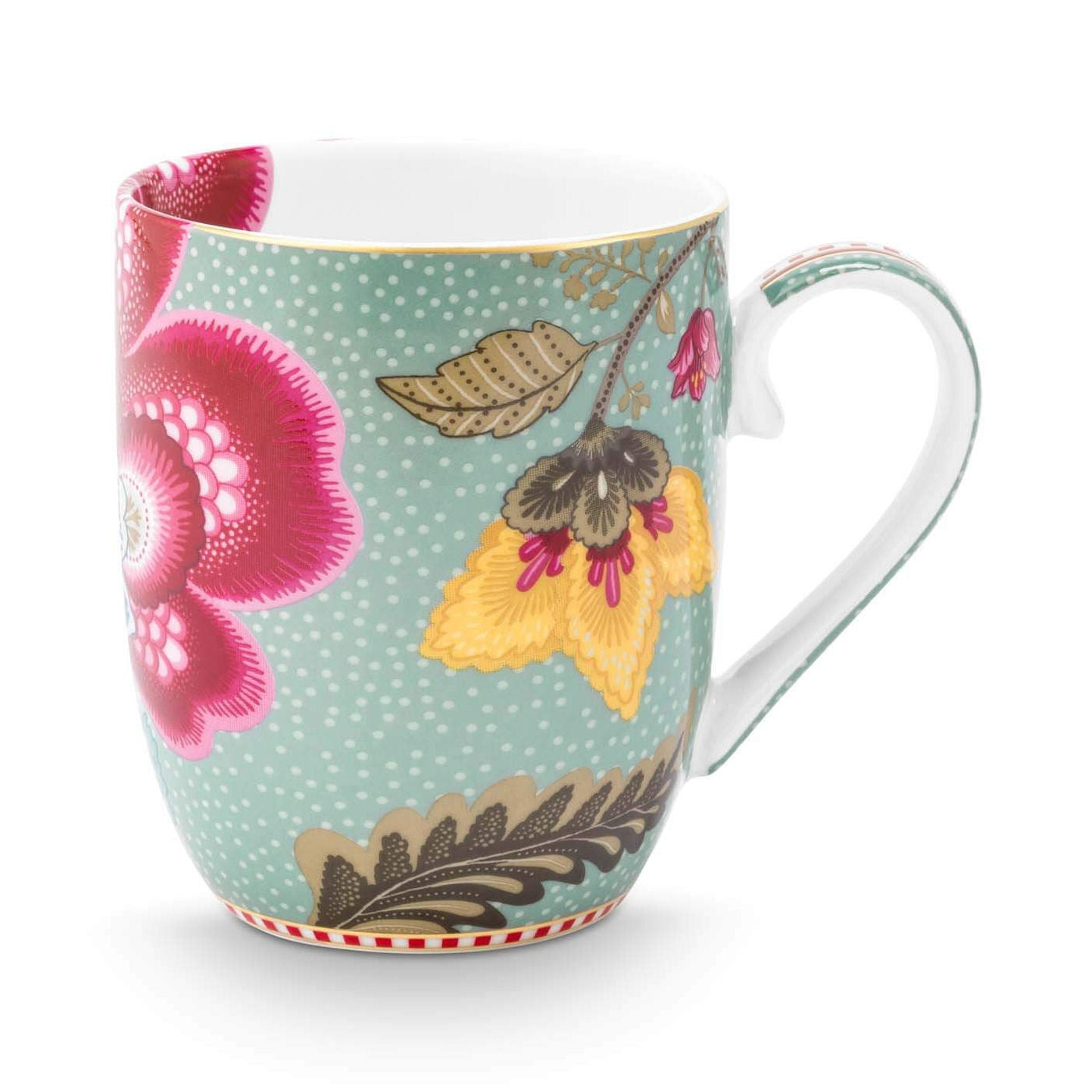 Set of 2 Mugs Blooming Tales Fantasy Blue 200ml - Pip Studio
