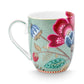 Set of 2 Mugs Blooming Tales Fantasy Blue 200ml - Pip Studio