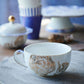 Set of 2 Tea Cups & Saucers Royal White 250ml  | Pip Studio