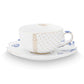Set of 2 Tea Cups & Saucers Royal White 250ml  | Pip Studio