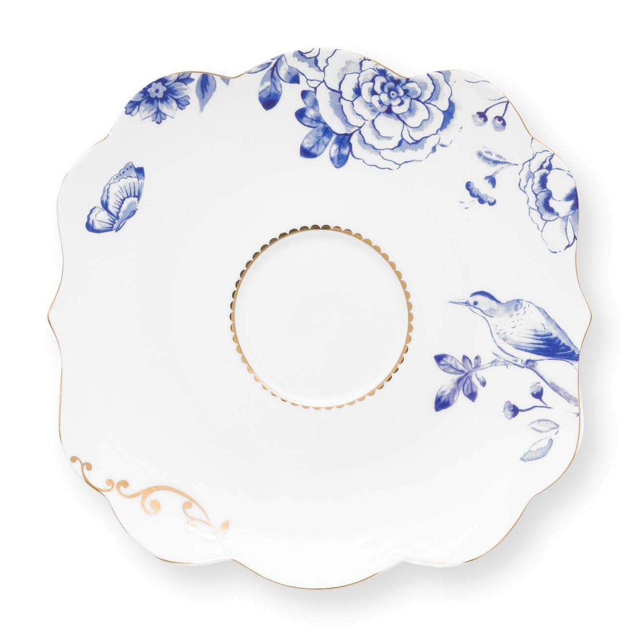 Set of 2 Tea Cups & Saucers Royal White 250ml  | Pip Studio