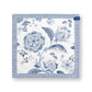 Set of 4 Napkins Royal Regal Flower Blue | Pip Studio