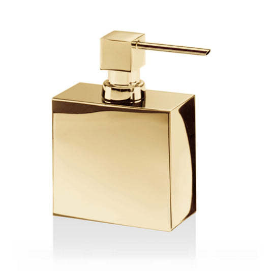 Shiny Gold Liquid Soap Dispenser by Decor Walther - |VESIMI Design| Luxury Bathrooms and Home Decor