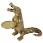 Side Table Crocodile Morty with Tray - |VESIMI Design| Luxury Bathrooms and Home Decor