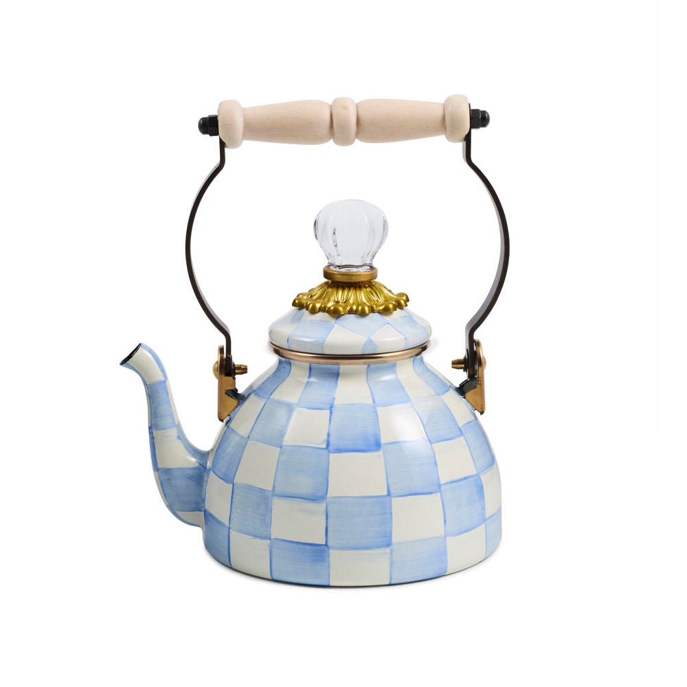 Sky Check 1 Quart MINI Tea Kettle by MacKenzie-Childs