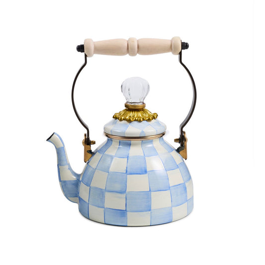 Sky Check 1 Quart MINI Tea Kettle by MacKenzie-Childs