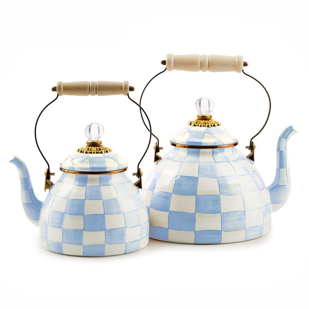 Sky Check 2 Quart Tea Kettle by MacKenzie-Childs