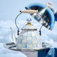 Sky Check 2 Quart Tea Kettle by MacKenzie-Childs