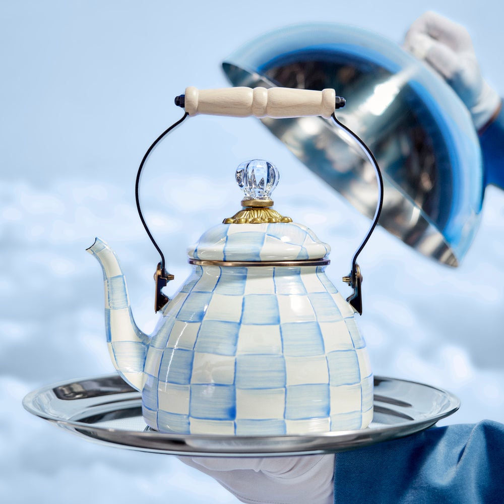 Sky Check 2 Quart Tea Kettle by MacKenzie-Childs