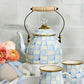 Sky Check 2 Quart Tea Kettle by MacKenzie-Childs