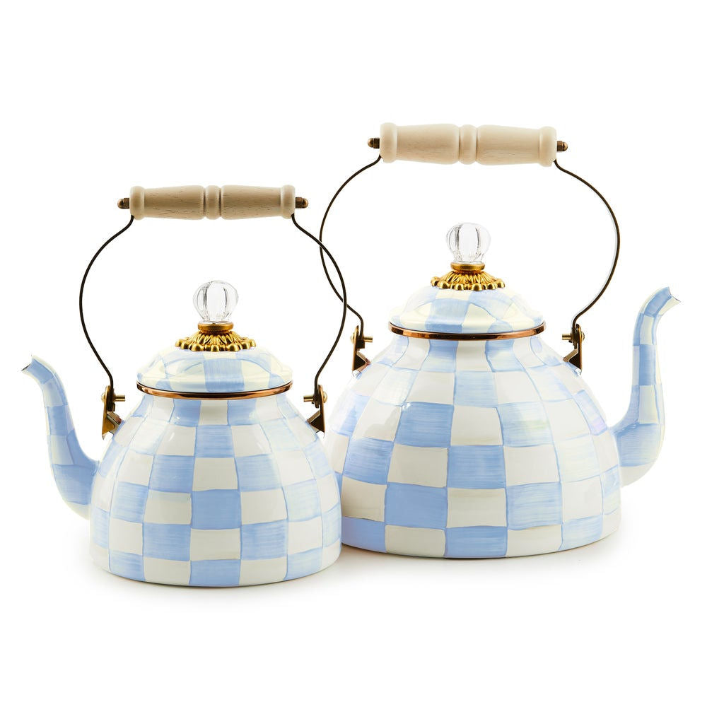 Sky Check 3 Quart Tea Kettle by MacKenzie-Childs