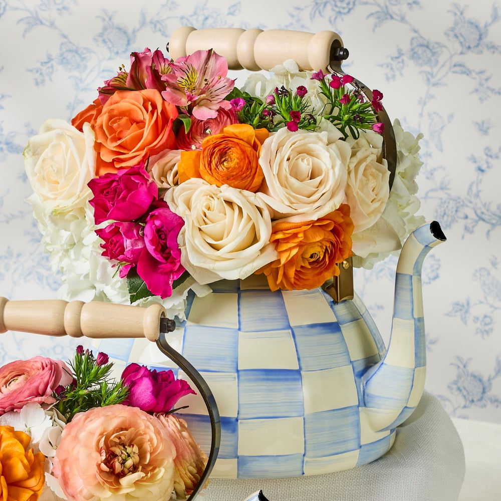 Sky Check 3 Quart Tea Kettle by MacKenzie-Childs