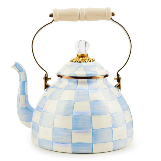 Sky Check 3 Quart Tea Kettle by MacKenzie-Childs