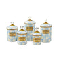 Sky Check Medium Canister by MacKenzie-Childs