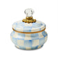 Sky Check Squashed Pot by Mackenzie-Childs