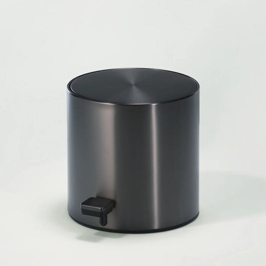 Mini Soft Close Pedal Bin Dark Gun Metal 3,5 L