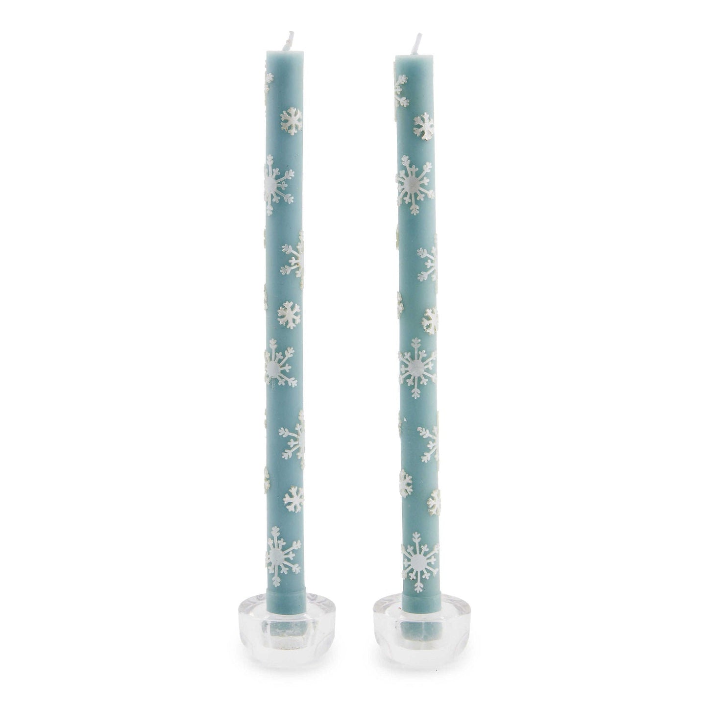 Snowflake Dinner Candles, Set of 2 - |VESIMI Design| Luxury Bathrooms and Home Decor