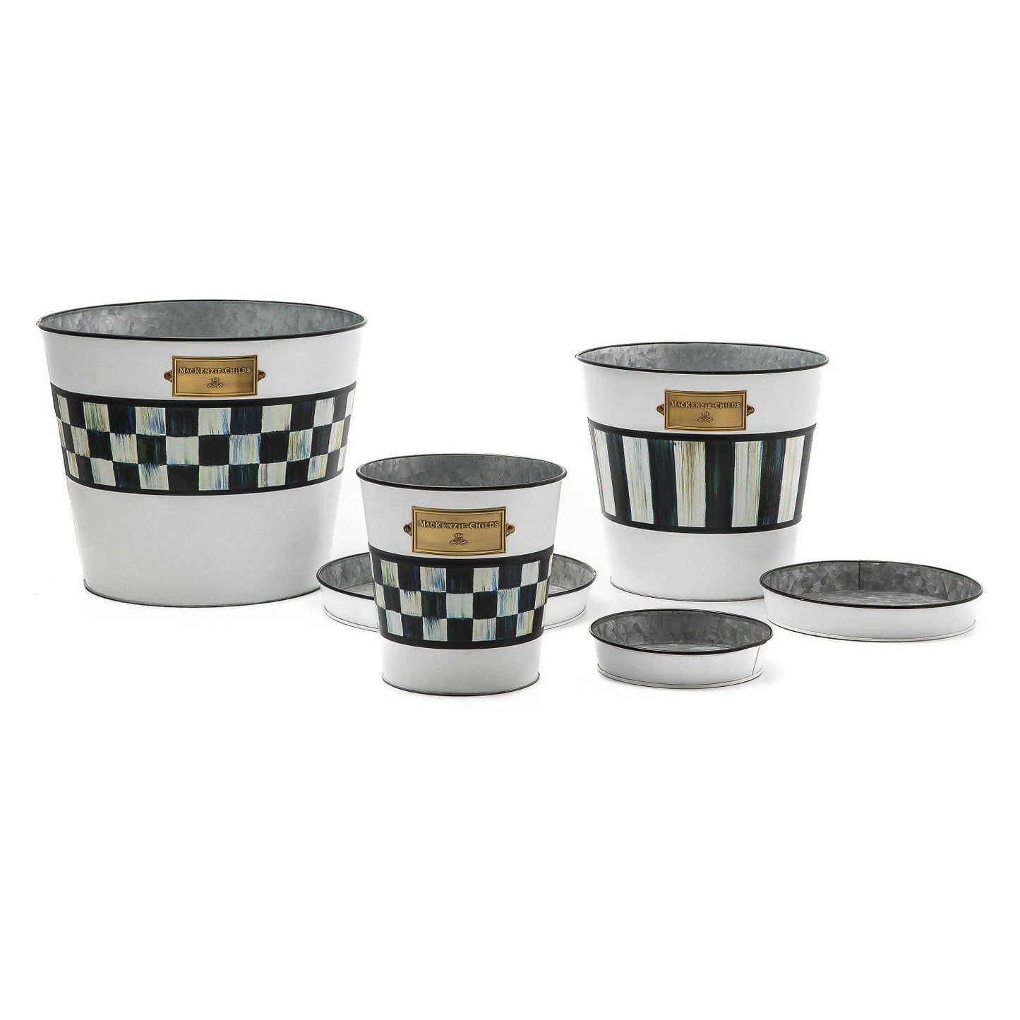 Spectator Pots & Saucers, Set of 3 - |VESIMI Design| Luxury Bathrooms and Home Decor