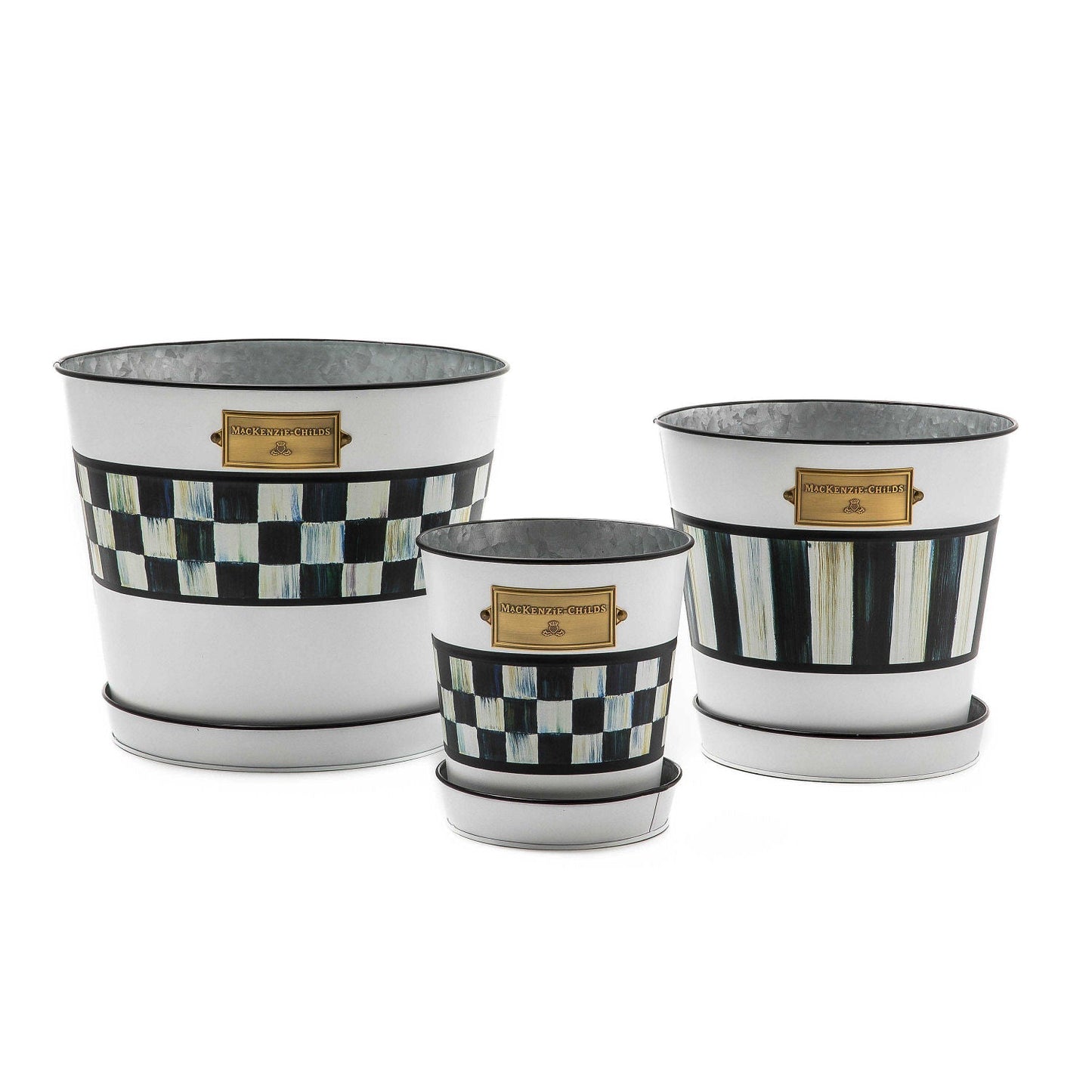 Spectator Pots & Saucers, Set of 3 - |VESIMI Design| Luxury Bathrooms and Home Decor