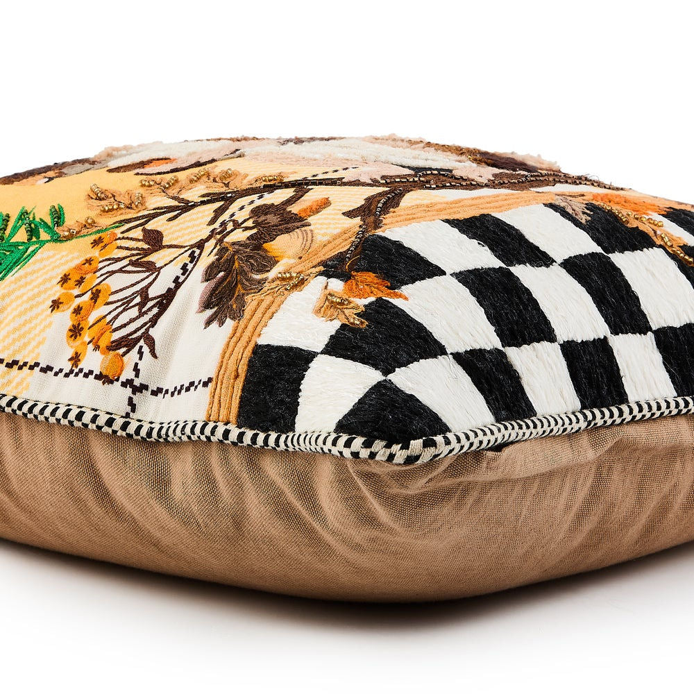 MacKenzie-Childs Squirrel Throw Pillow